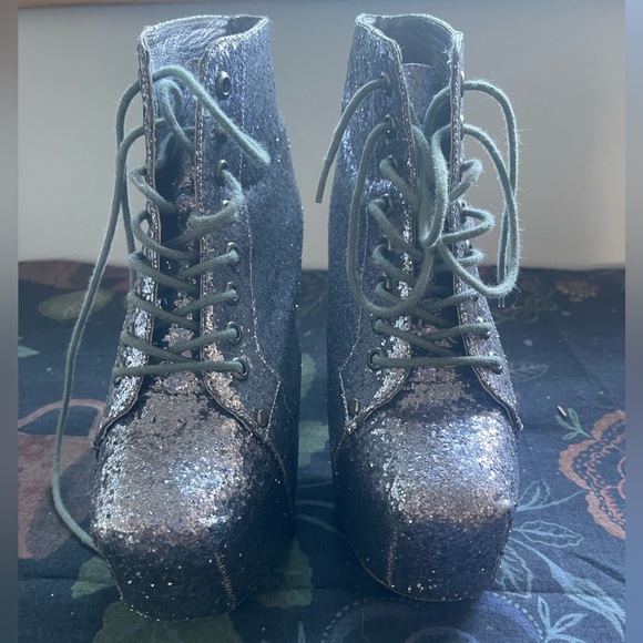 Classic JC Litas in Pewter glitter - Picture 4 of 8